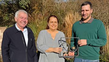 V. l. Reiner Bierig, Monika Hottinger, Thomas Michel