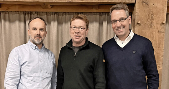 Erik Grunwald (Vize-Pr�sident), Dr. Klaus Drescher (Pr�sident) und Bj�rn Plaas (Vize-Pr�sident) bilden das neue Pr�sidium des DEULA-Bundesverbandes.