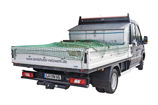 Ladungssicherungsnetze, auch Zurrnetze genannt, sind eine Alternative zu Zurrgurten. 