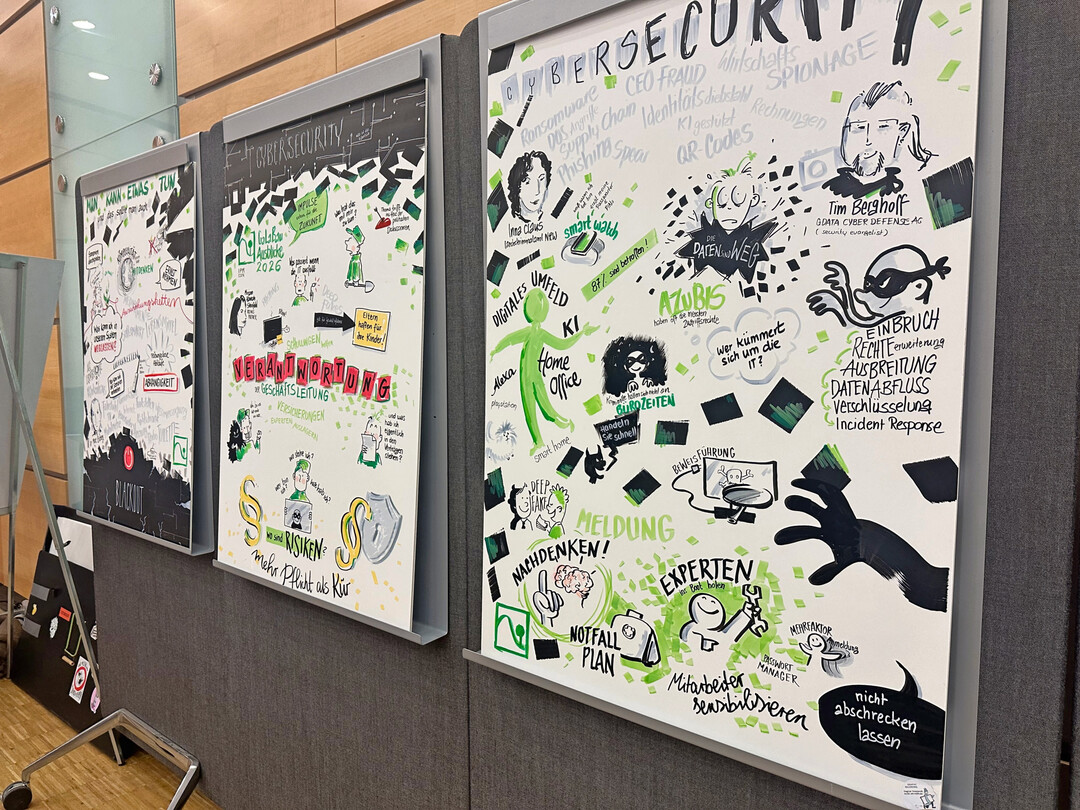 Graphic Recording geh�rt ebenfalls von Beginn an zu den Ausblicken.