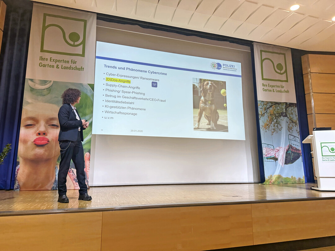 Inna Claus erkl�rte die wichtigsten Formen von Cyberkriminalit�t.