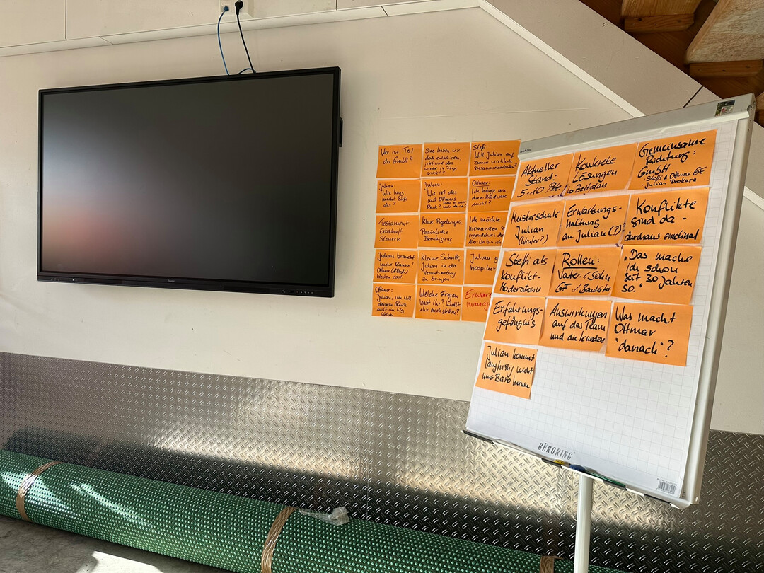 Im Arbeitsraum wird flei�ig an der Zukunft geknobelt.