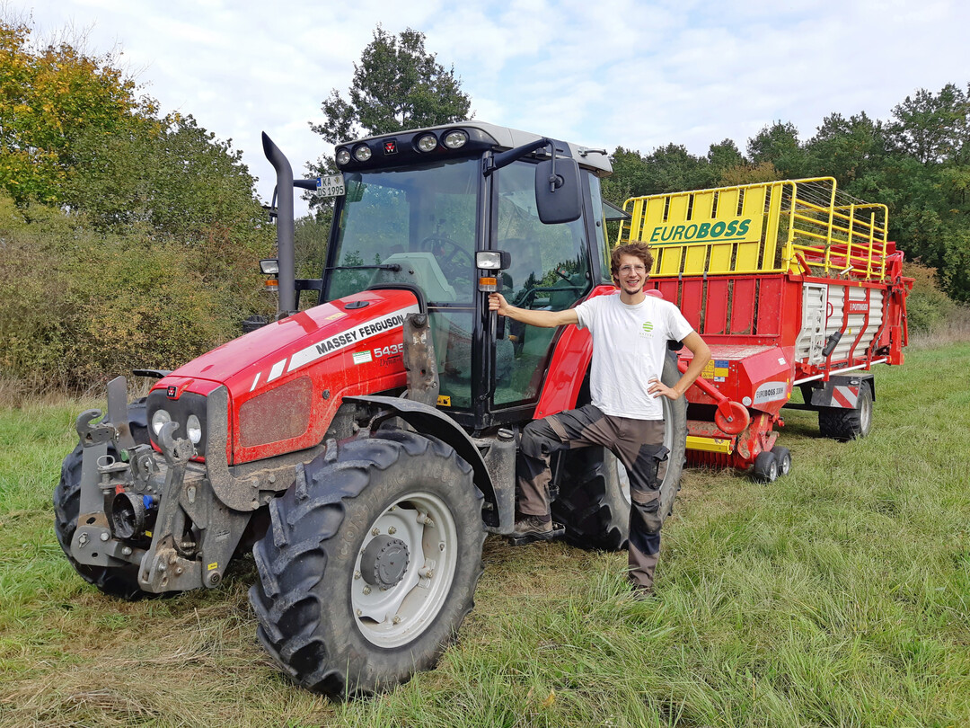 Steffen Debatin mit seinem zweitbesten „Mitarbeiter“