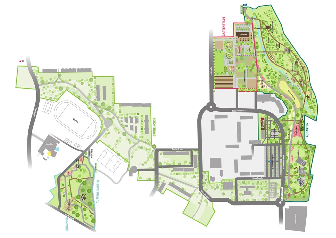 Gel�ndeplan LGS Leinefelde-Worbis