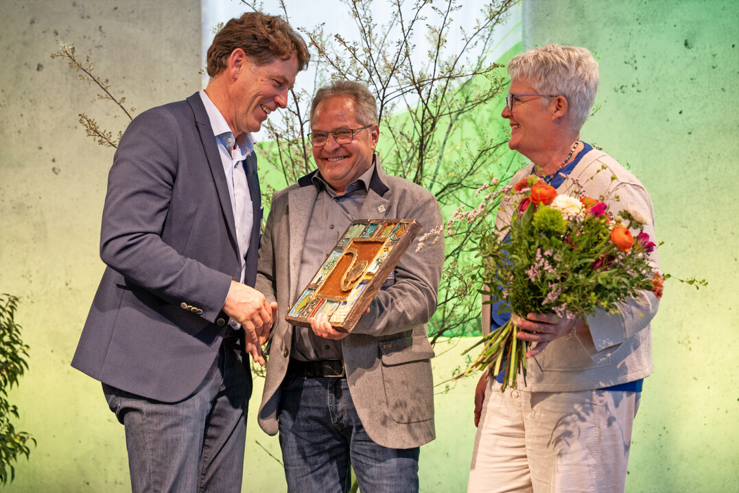 Verabschiedung Ju¨rgen Hegenauer (m.)