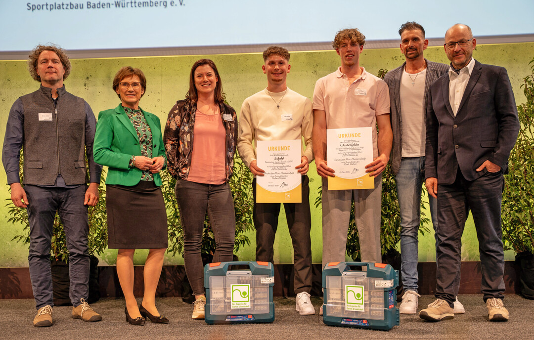 Ehrung der deutschen Vize-Meister im GaLaBau