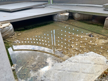 Stehendes Wasser auf der Dachabdichtung stellt nicht zwangsl�ufig einen Mangel dar, sondern ist h�ufig der Anlass f�r die Ausf�hrung einer aufgest�nderten Terrasse.