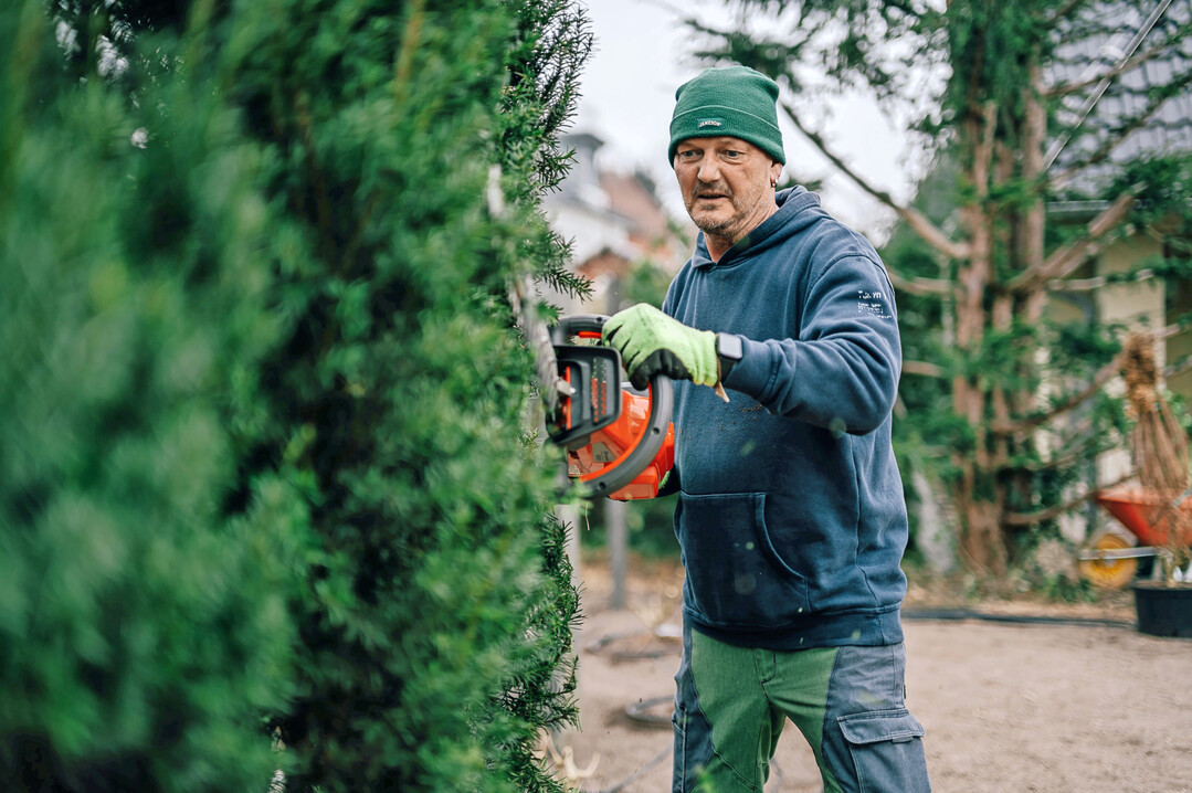 Die Pflege übernimmt das Unternehmen selbst.