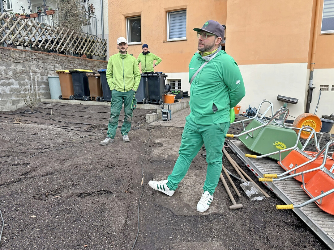 In einem Görlitzer Innenhof soll ein Staudengarten für Mieter entstehen.