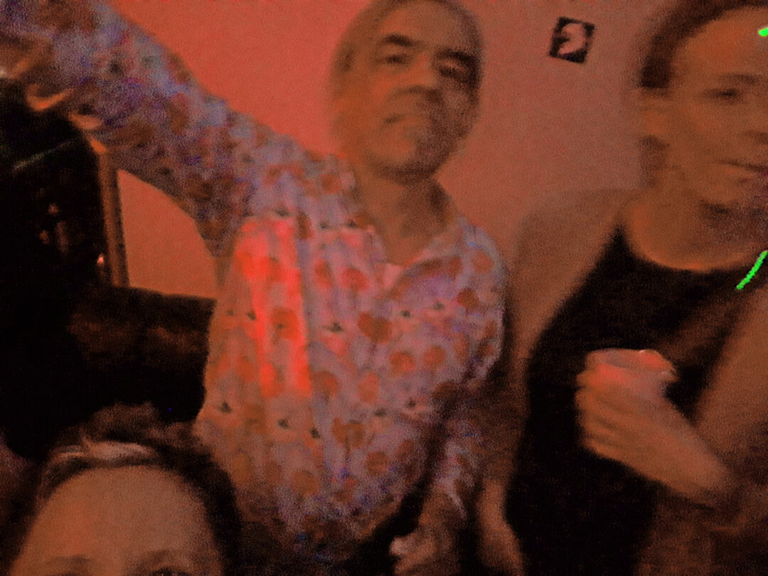 Zu sp�ter Stunde bei der Wohnheimparty der LWG 