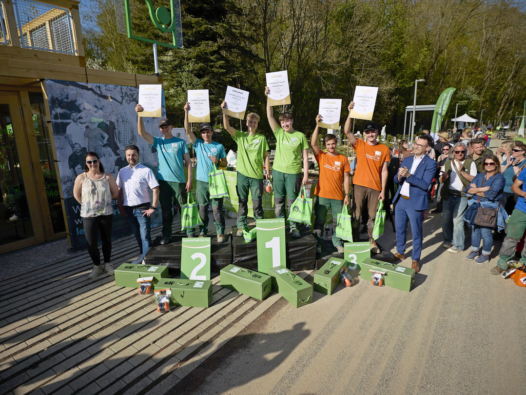 Lachende Gesichter beim Landschaftsg�rtner-Cup 2026 Baden-W�rttemberg.