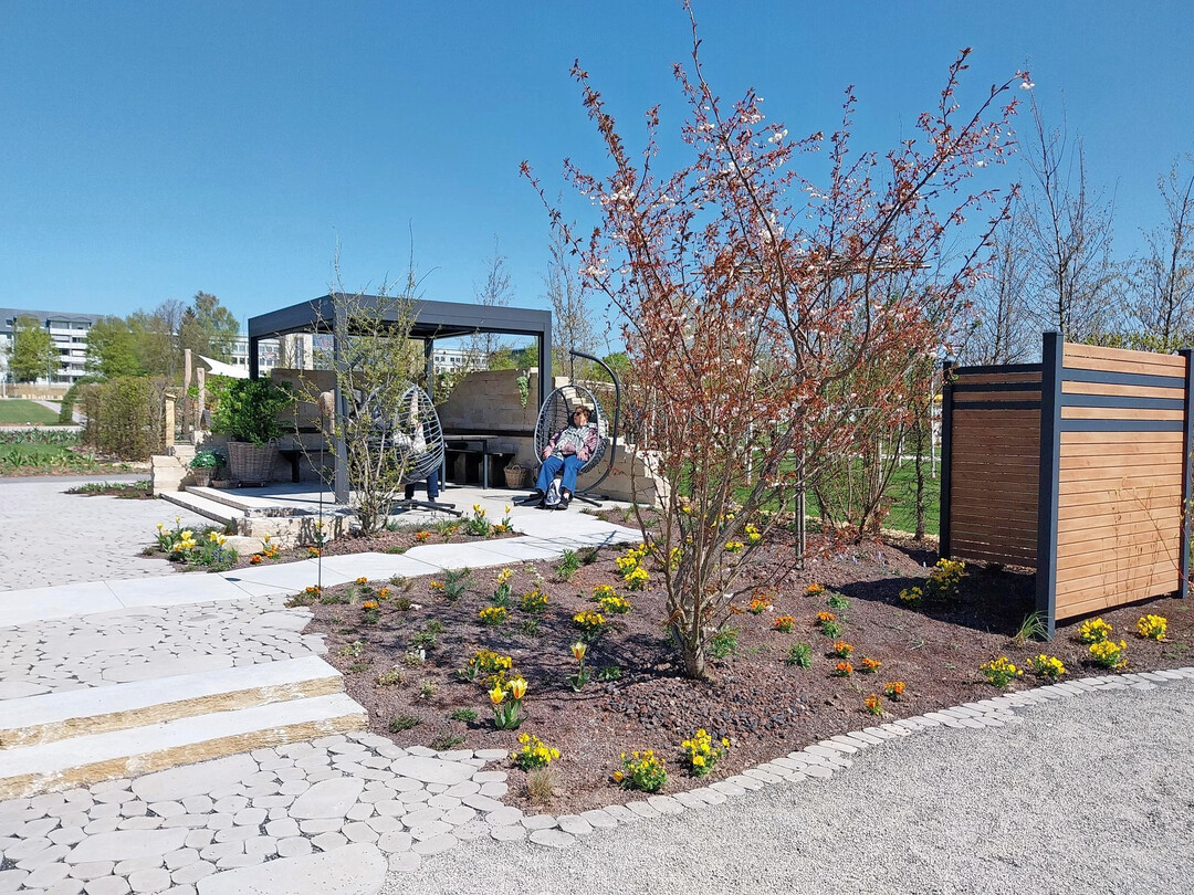 Schaugarten von Au�engestaltung Vogt aus Geismar/Grot�pfer (Planung: kruse bauplanung sowie Dr. Sabine Schroeder � Floras Inspiration, beide Heilbad Heiligenstadt) 