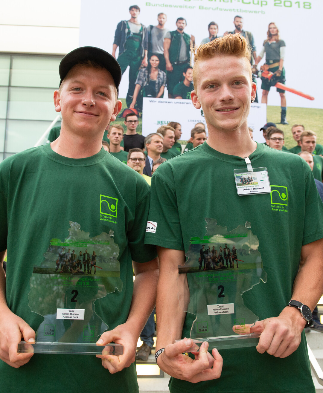 Andreas Keck und Adrian Hummel aus Baden-Wrttemberg belegten den zweiten Platz