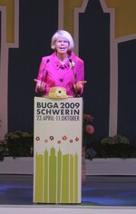 Schwerins Oberbürgermeisterin Angelika Gramkow betonte, dass man gemeinsam über zehn Jahre für die BUGA hart gearbeitet habe.