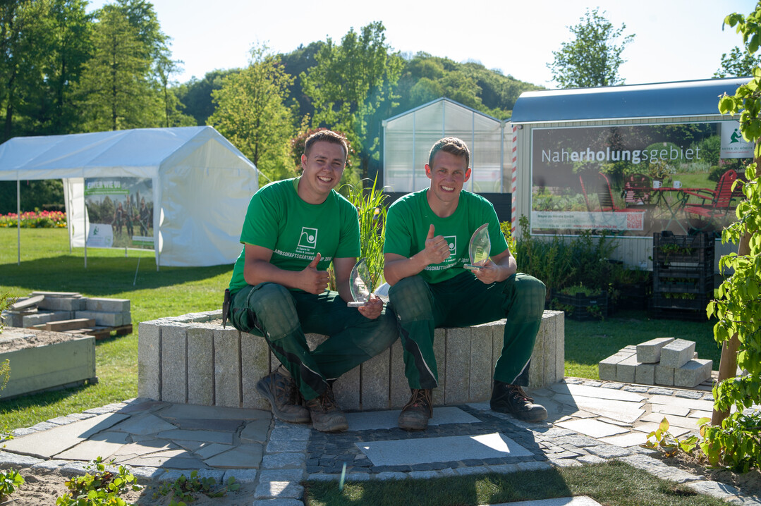 Dritte Sieger (v.l.): Marvin Wichmann und Moritz Blankemeyer, Kreye GmbH & ColKG (Ganderkesee)