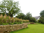 Hausgarten in Esslingen mit Natursteinen aus dem Natursteinpark Rongen
