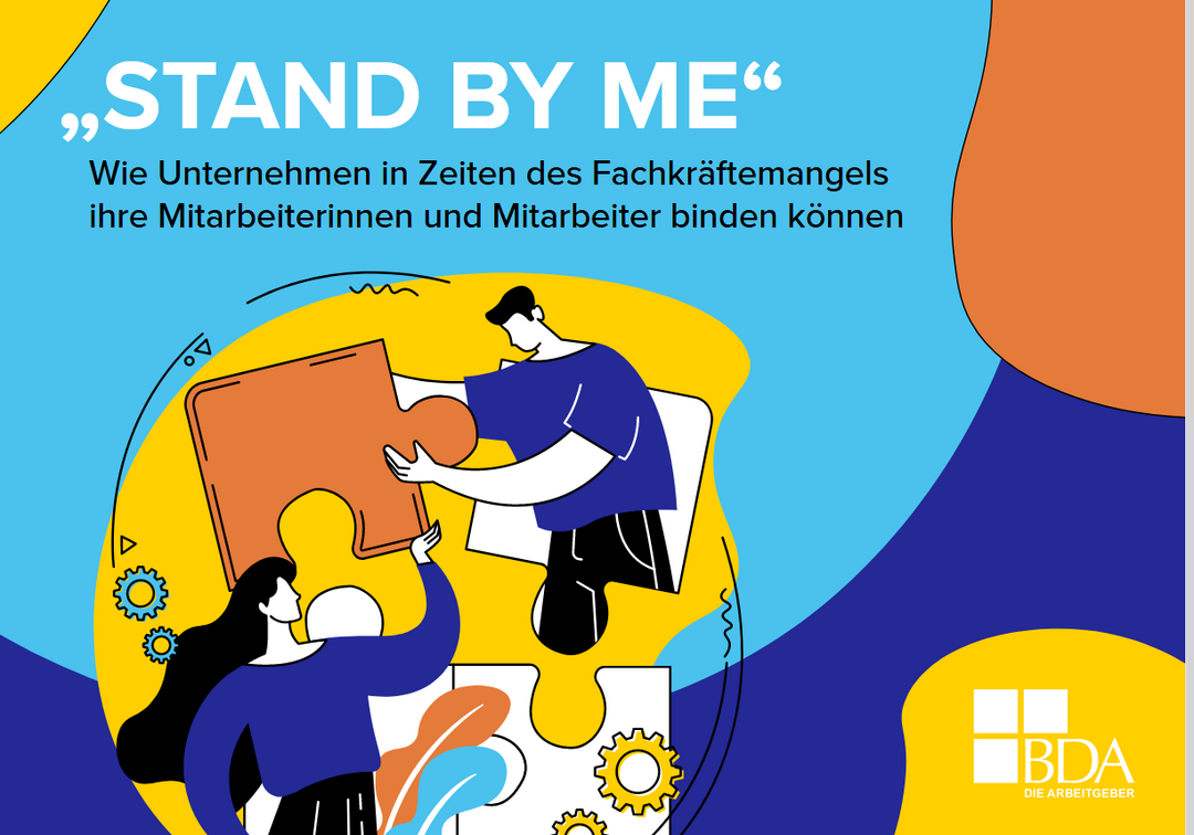 Die neue BDA-Broschre beschreibt Manahmen zur Bindung der Mitarbeitenden.