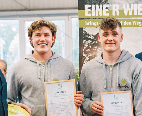 Rheinland-Pfalz und Saarland: Nelson Debus und Colin Frick (Garten- und Landschaftsbau Werner Hocke in Klingelbach)