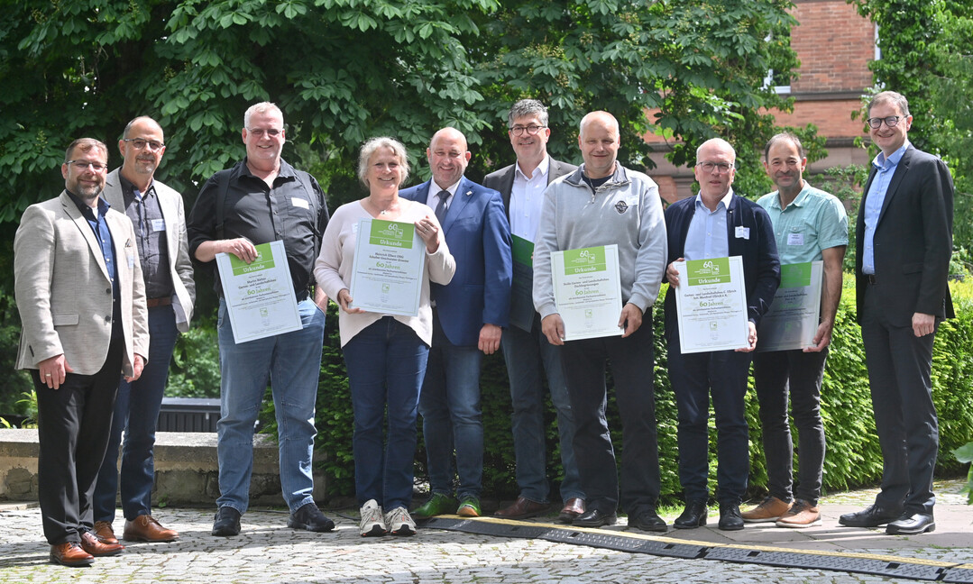 Fr langjhrige Mitgliedschaften wurden Unternehmen aus Hessen und Thringen ausgezeichnet.