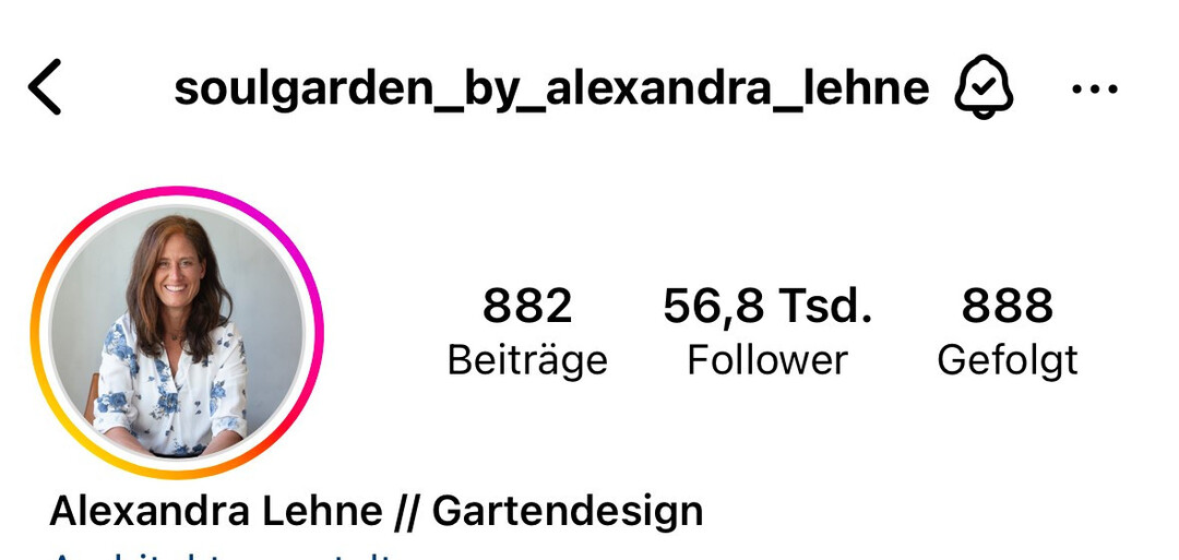 Bei Instagram folgen ihr mittlerweise fast 57.000 Menschen.