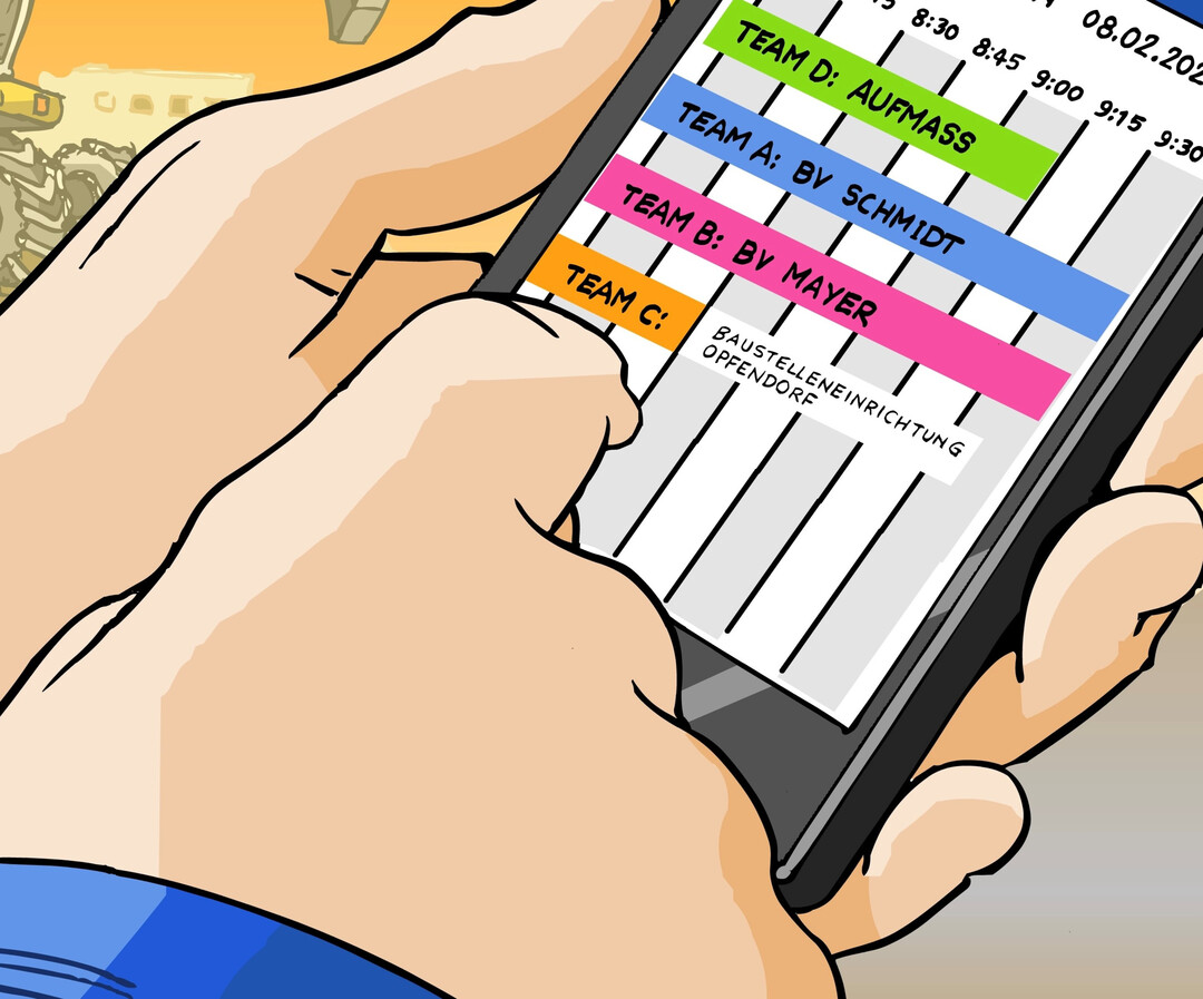 Digitale Planung hilft, die Pflege effizient zu machen.