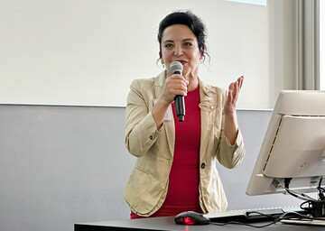 Prof. Dr. Cristina Lenz moderierte gewohnt professionell und empathisch.