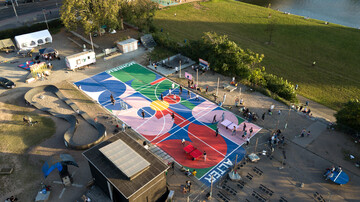 Projekt des UnternehmensCity Super Graphics in Mannheim