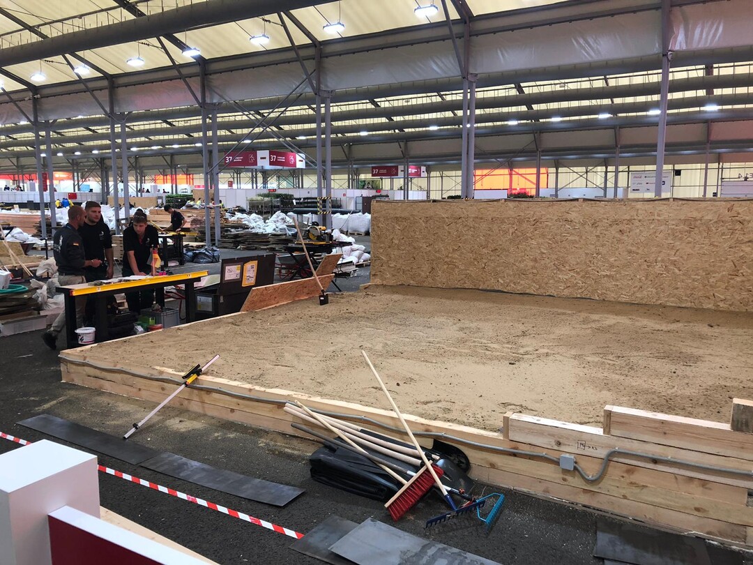 Der Arbeitsplatz fr die nchsten Tage