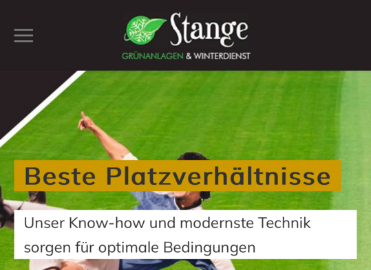 Stange bietet im Nordosten Pflegeleistungen fr Grn- und Grauflchen an.