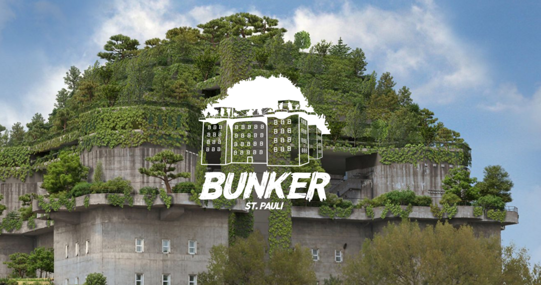 Der begrnte Flakbunker auf St. Pauli setzt ein architektonisches Ausrufezeichen.