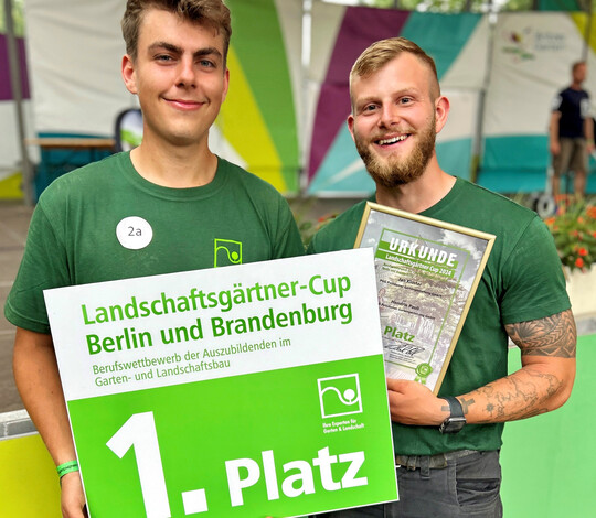 Berlin und Brandenburg: Hendrik Pauli undJan Kloster (Potsdamer Gartengestaltung in Werder/Havel)