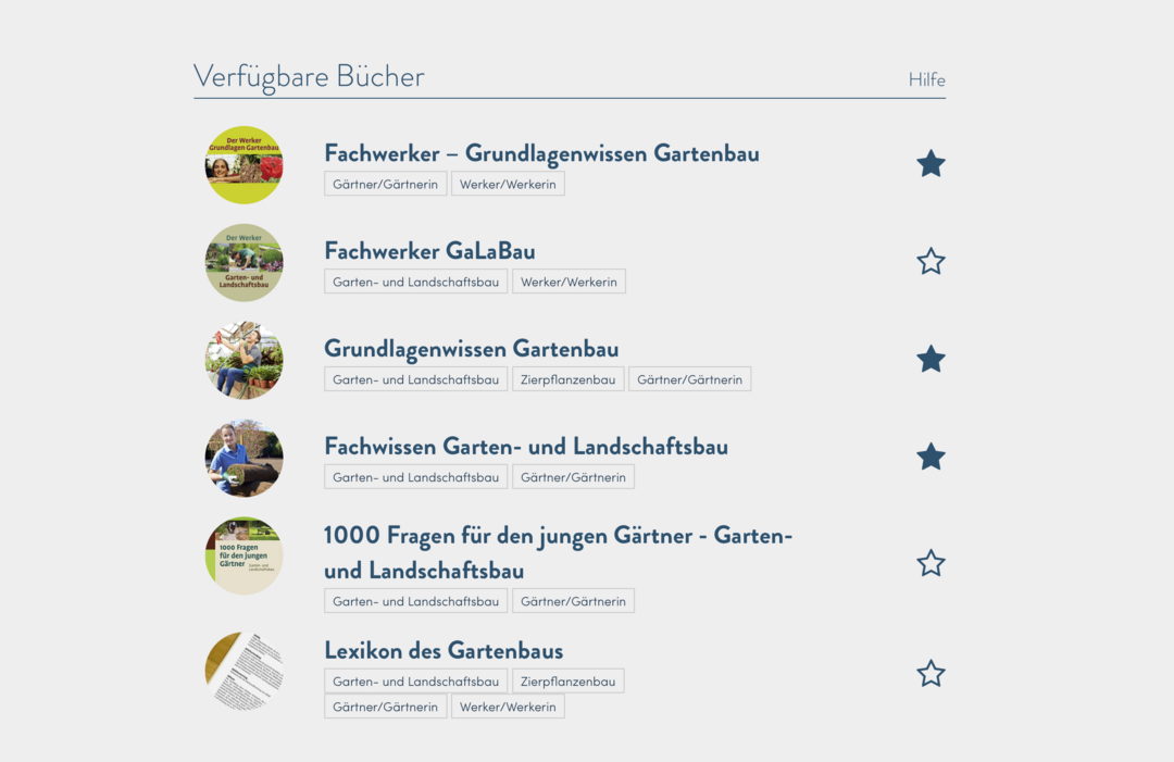 Alle wichtigen Bcher finden Sie hier im berblick