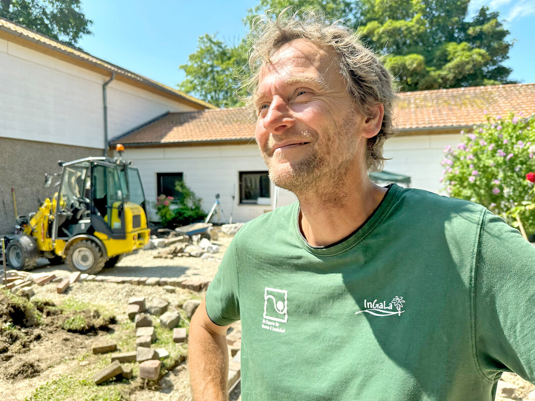 Andreas Raschke und das Vorteam koordinierten die fnf Teilbaustellen.