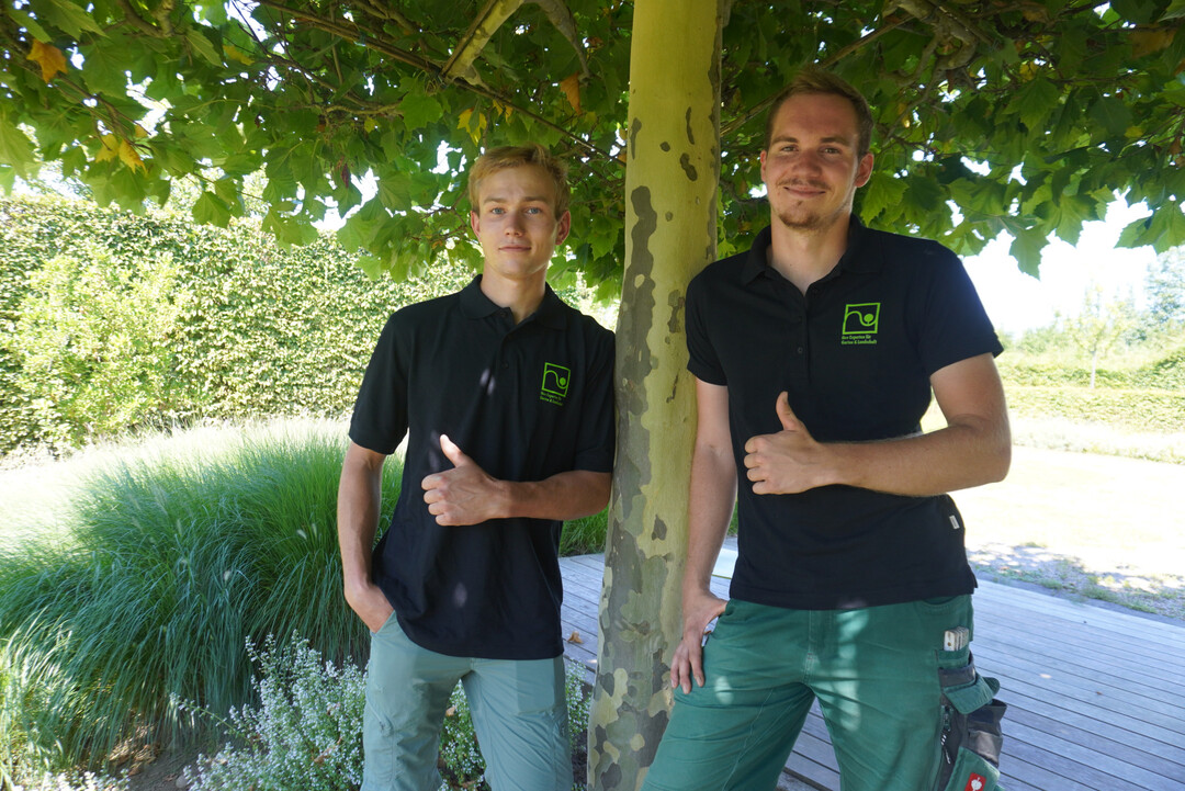 Die Sachsen Theo Kleinstuber und Anton Schimeck wollen die worldskills fr Deutschland gewinnen.