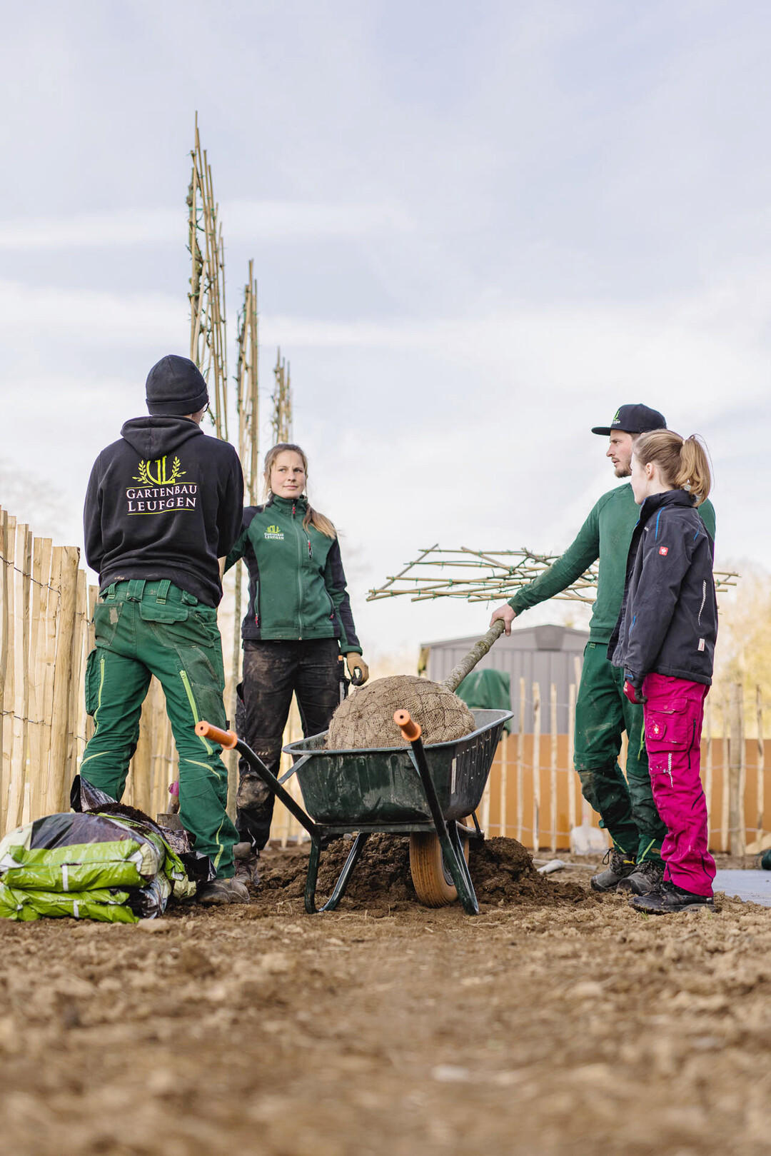 Pflanzarbeiter sind wichtiger Teil der Ausbildung.