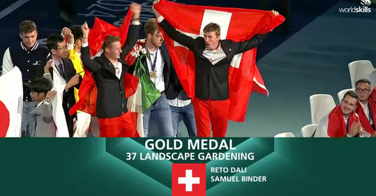 Reto Dali und Samuel Binder werden Weltmeister.