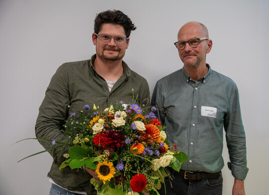 Johannes Buck stand nicht mehr zur Wahl und wurde von Martin Jeutter (r.) feierlich verabschiedet.
