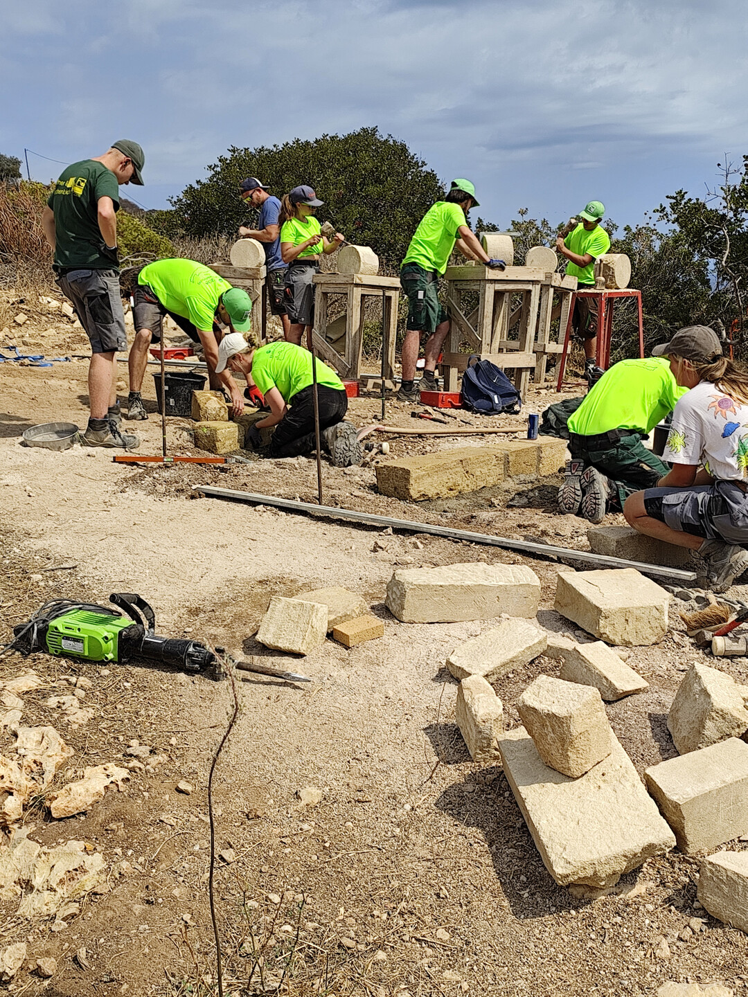 Natursteinpraktikum auf Kreta