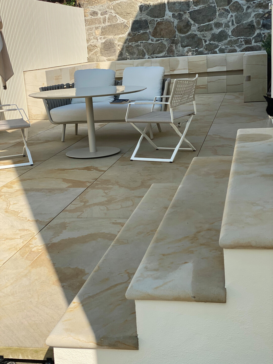 Naturwerksteinstcke aus schsischem Sandstein