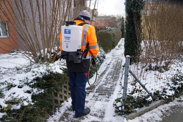 Mit dem IceFighters E-Plus funktioniert die Soleausbringung elektrisch.