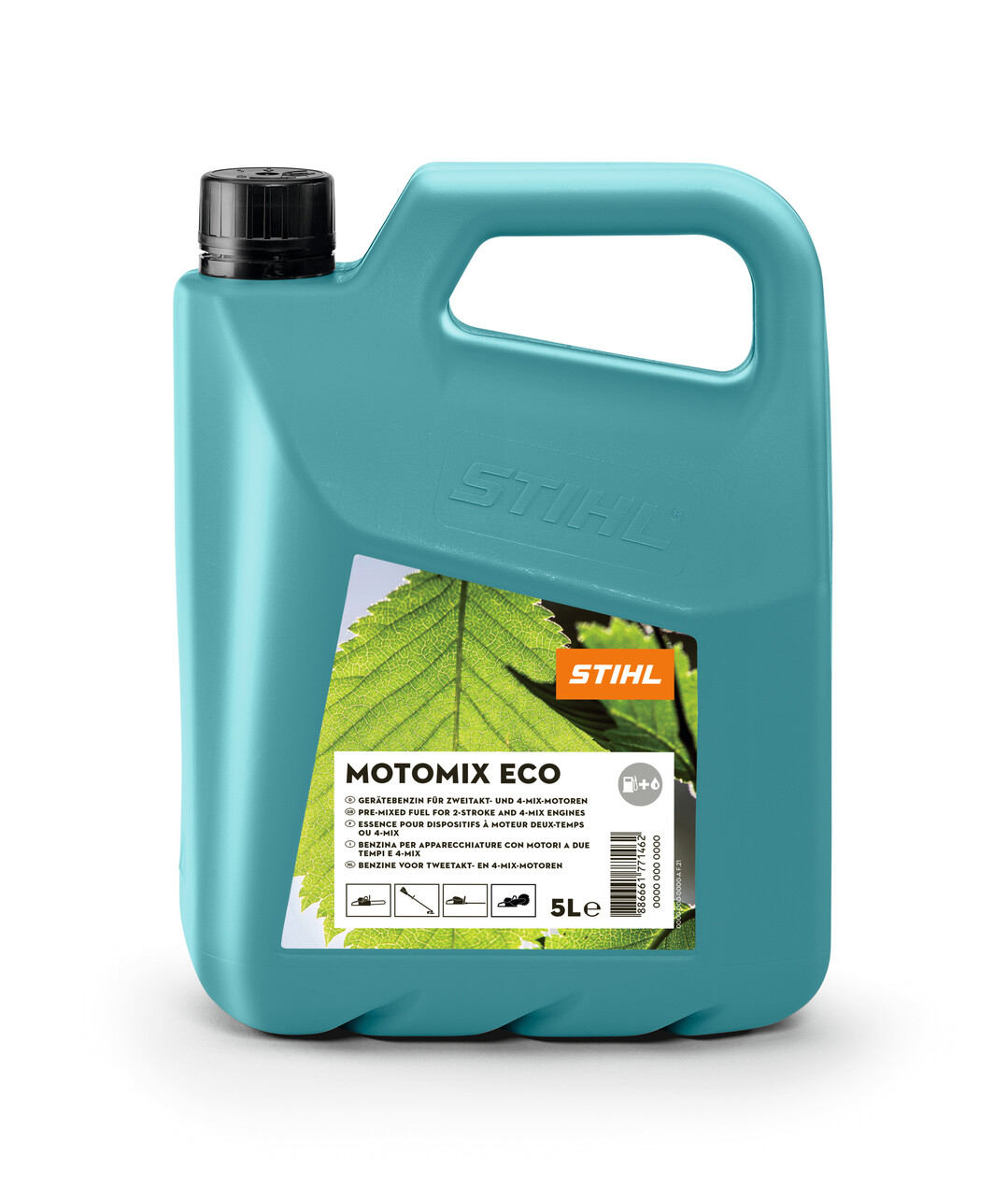 Mit MotoMix ECO bietet Stihl fr den Betrieb von 2-Takt-Motoren einen vorgemischten Sonderkraftstoff mit einem zehnprozentigen Anteil an Rohstoffen aus regenerativen Quellen. Er gewhrleistet beste Kaltstarteigenschaften, eine maximale Beschleunigung ber den gesamten Drehzahlbereich und ein einwandfreies Laufverhalten  und das bei einem um mindestens acht Prozent geringeren CO2-Aussto im Vergleich zum klassischen MotoMix.
