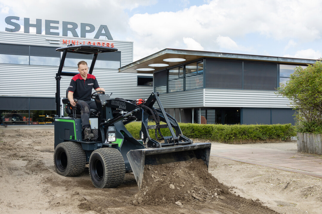 Der Sherpa S10 Electro von Hanenberg. Der Hersteller fokussiert neben Benzin- und Dieselmodellen verstrkt auf den Nullemissions-Antrieb.