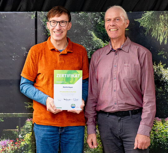 Martin Huyer mit Andreas Ibendorf