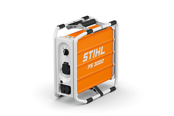 Die abgasfreie, geruschlose Stihl PS 3000 ist der leistungsstrkste mobile Speicher in seiner Gewichtsklasse. Zudem kann die staub- und spritzwassergeschtze (IP54) Powerstation auch bei Regen eingesetzt werden.