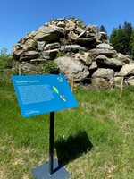 Die vorhandenen Strukturen wurden auf dem Gelände pointiert hervorgehoben.