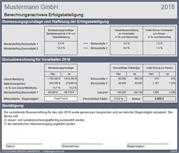 Berechnungsnachweis OTB