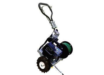 Die neue Akku-Kabelverlegemaschine 600MH-Li von Portable Winch kann auch als Mietgert eingesetzt werden.