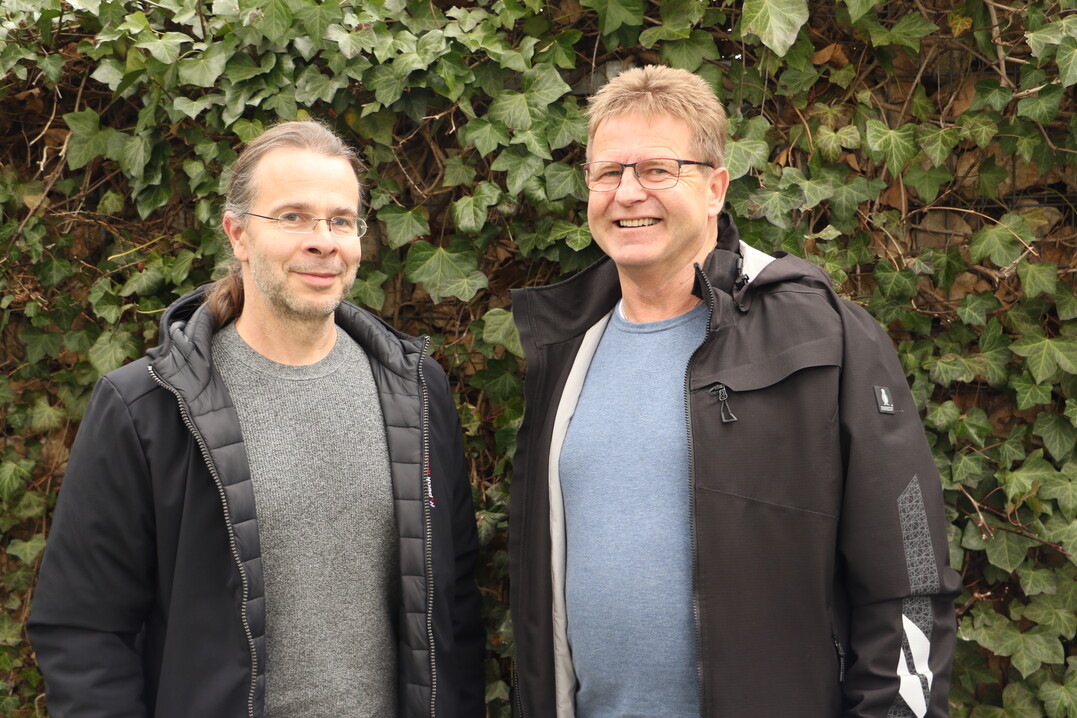 v.l.: Andrè Frizino, neuer Vorsitzender der Regionalgruppe Oberfranken des VGL Bayern, zusammen mit Stefan Weiß, neuer stellvertretender Vorsitzender der Gruppe.