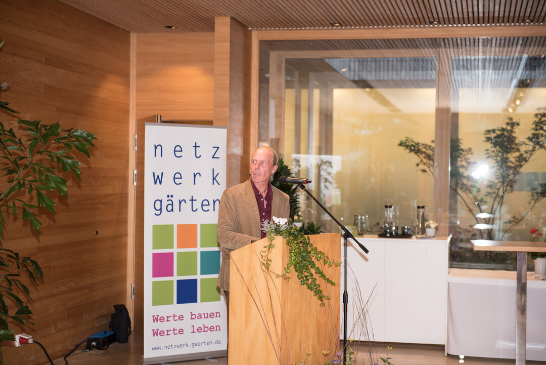 Pflanzenexperte Andreas Ibendorf von Grimm garten gestalten aus Hilzingen, ein Betrieb des Netzwerks Grten, war ebenfalls Dozent.