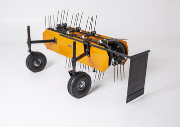 Der neue Anbau-Bandrechen von AS-Motor fr den AS 600 MultiPro.